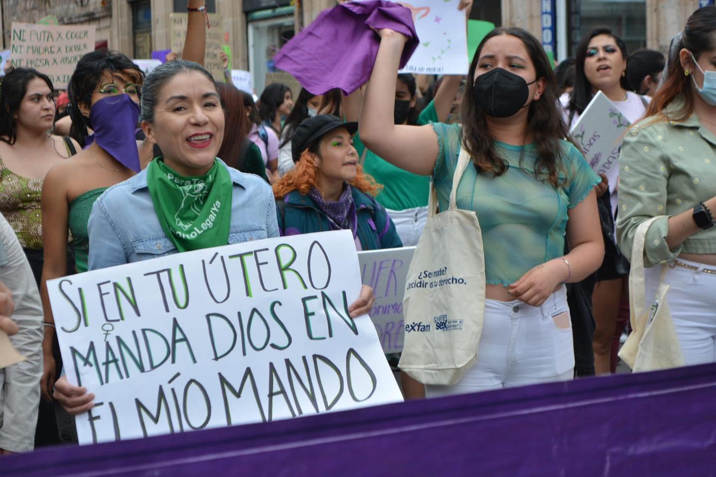 Así se vivió en Aguascalientes y México la marcha para despenalizar el aborto