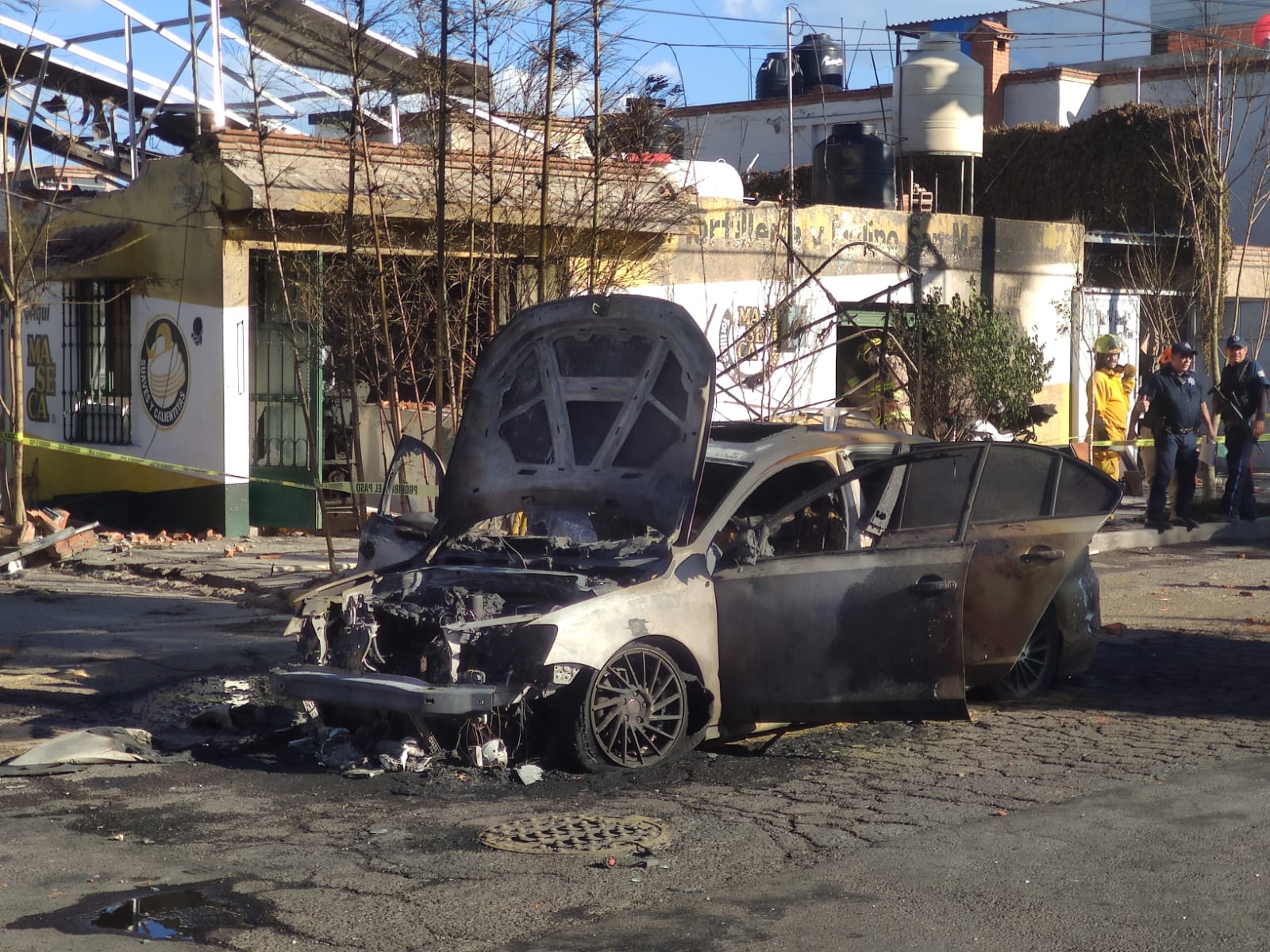 Fuga de gas desató explosión en una tortillería en Jesús María