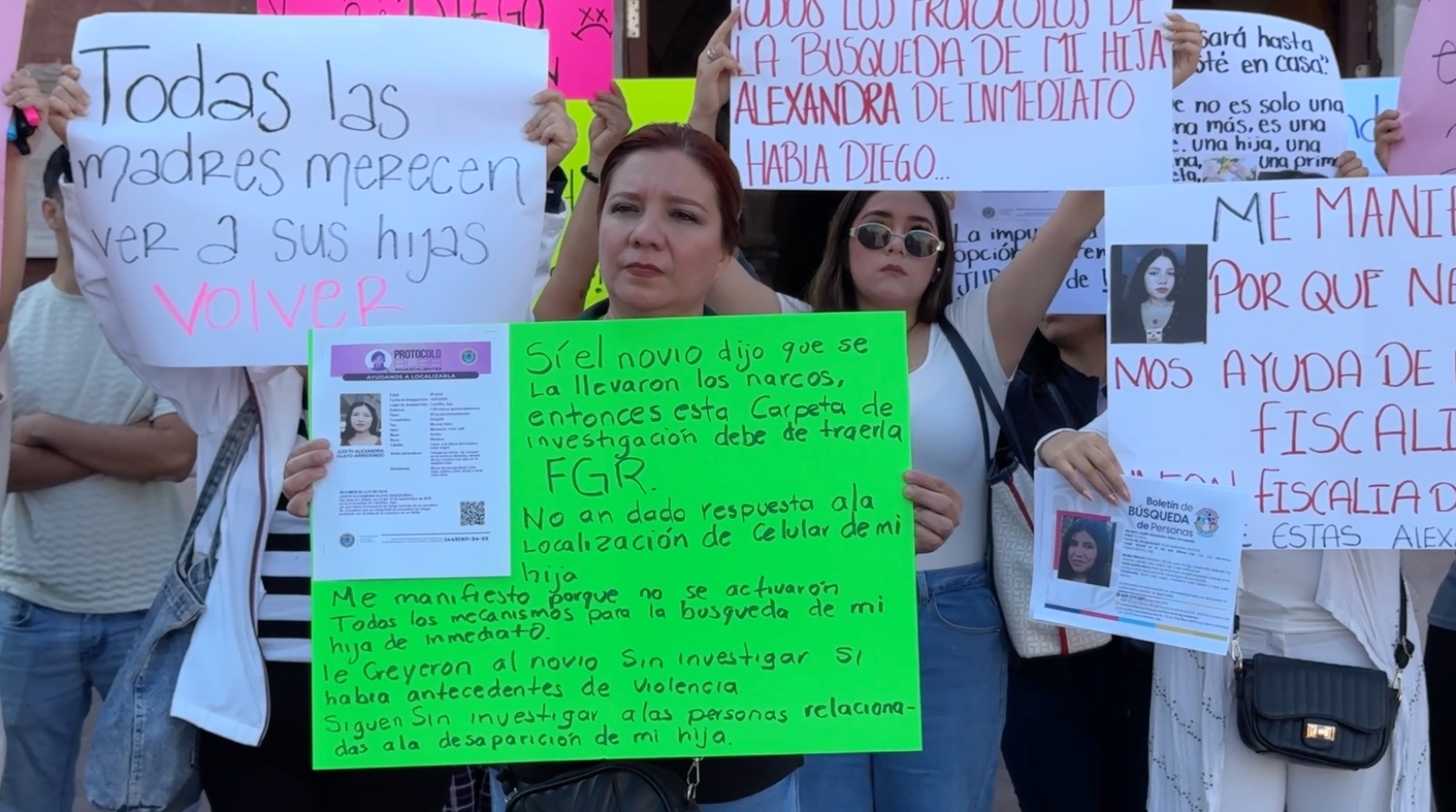 Nataly, mamá de Alexa, reconoce que ha sido amenazada.