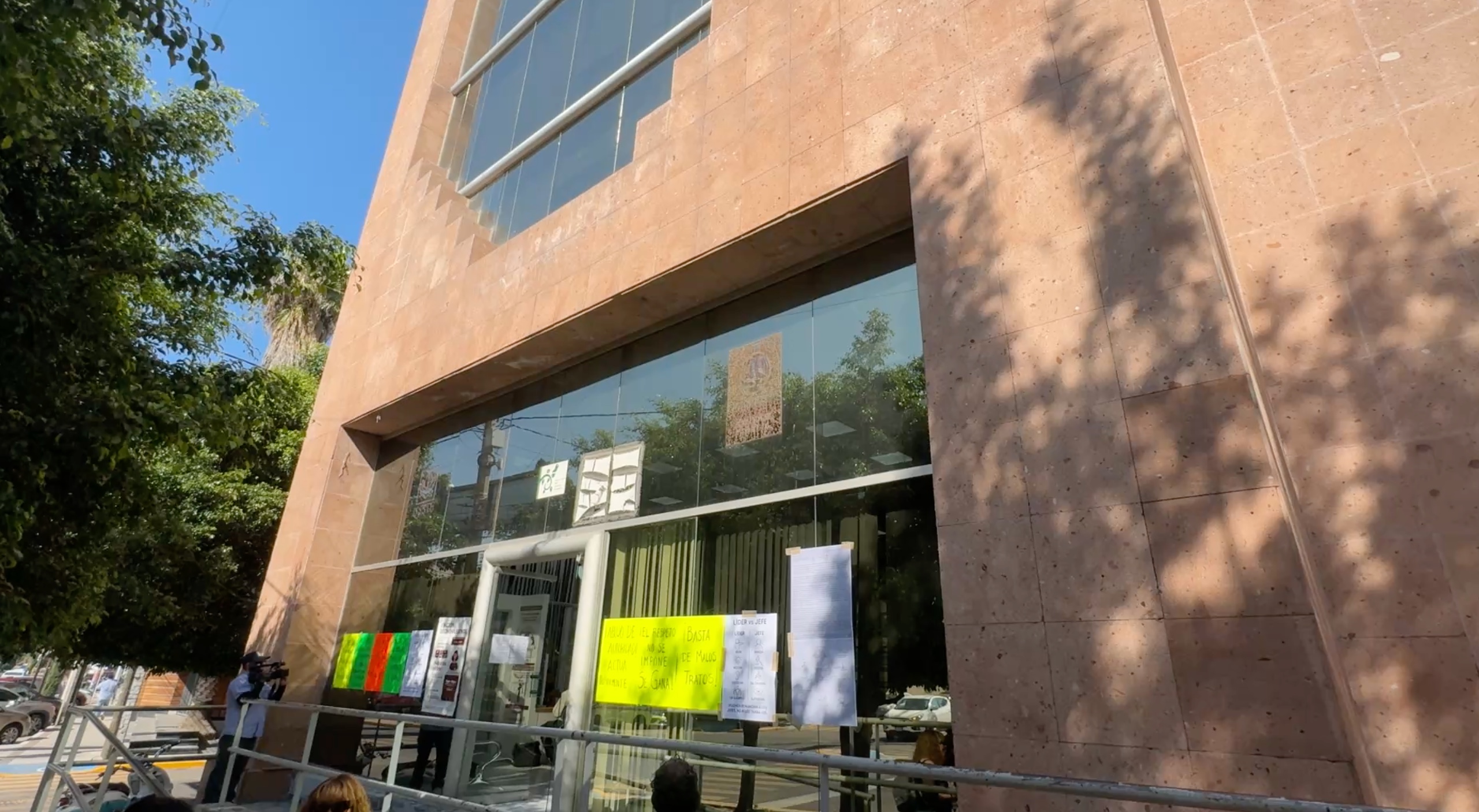 Manifestación fue pacífica y sin afectar a derechohabientes.