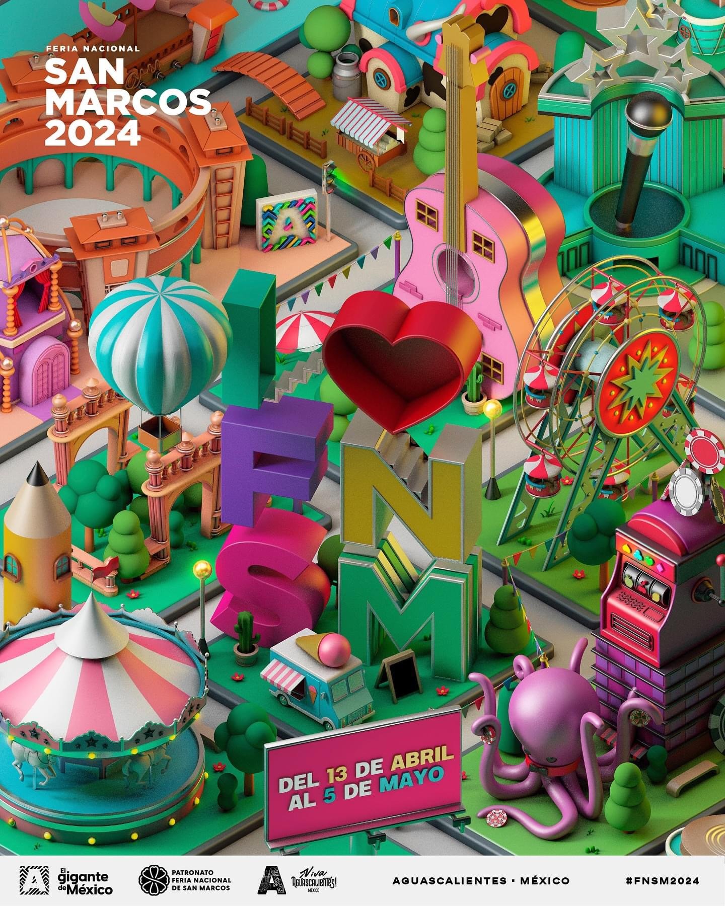 Presentan el cartel de la Feria Nacional de San Marcos 2024 BI Noticias