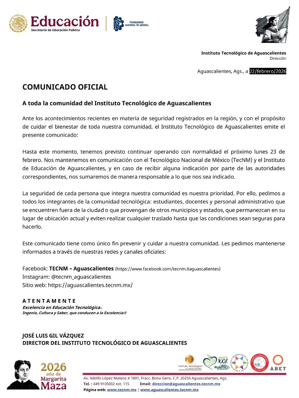 Imagen de bloqueos en Aguascalientes