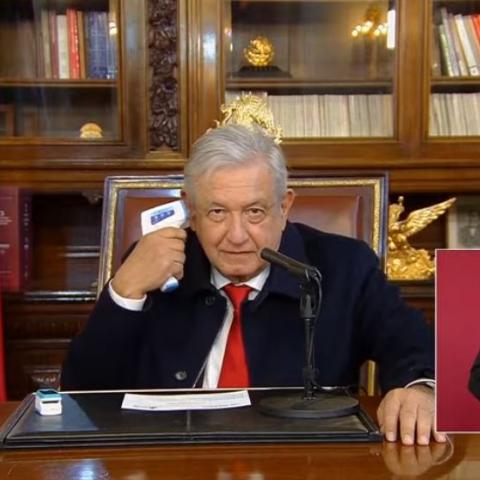 López Obrador da negativo a COVID; "tengo faringitis"