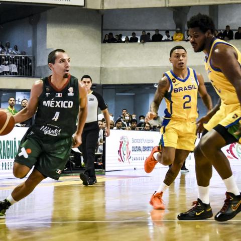 Selección Nacional de Baloncesto se impuso a Brasil