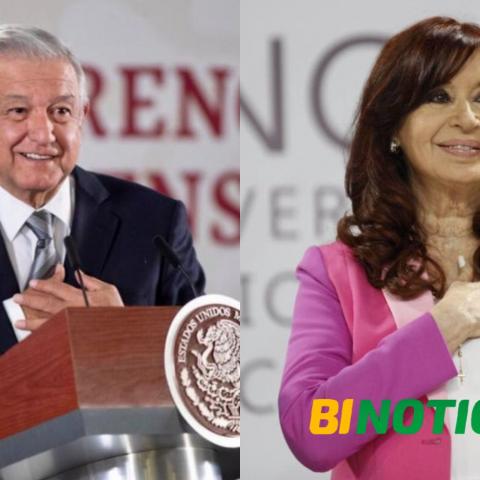 López Obrador apoya a la vicepresidenta argentina Cristina Fernández, acusada de corrupción