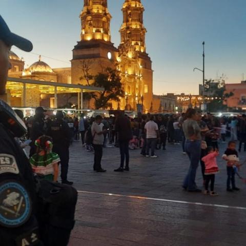 Policías Estatales vigilan en el operativo patrio