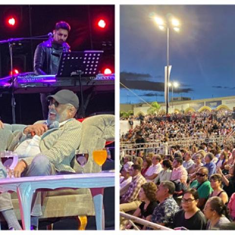 Noche de romance en la zona de Expo Plaza