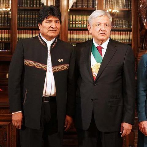 AMLO y Evo Morales 