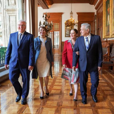 AMLO y presidente alemán 