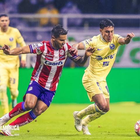 América goleó a San Luis