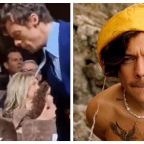 Harry Styles fue señalado de haber escupido a Chris Pine