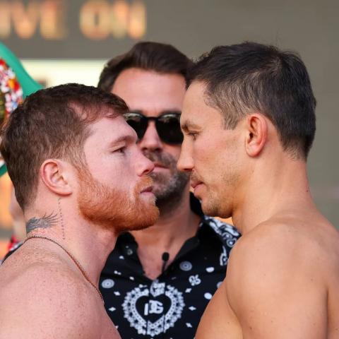 Se llevó a cabo el pesaje entre Canelo y GGG