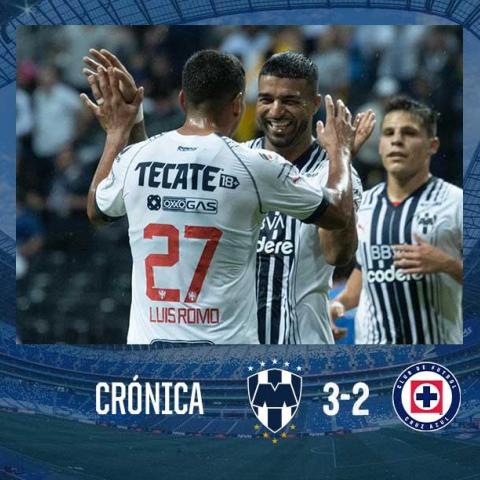 Monterrey derrotó a Cruz Azul