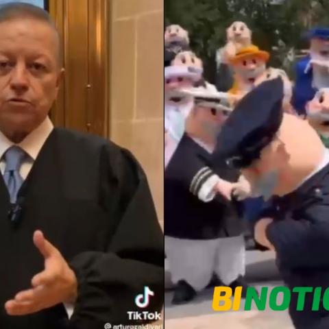 Desde TikTok, el ministro Arturo Zaldívar se pronuncia sobre los peluches del doctor Simi