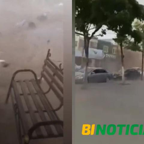 Tornado sorprende a habitantes de Guamúchil, Sinaloa