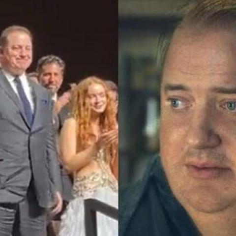 Brendan Fraser llora de la emoción en Festival de Venecia