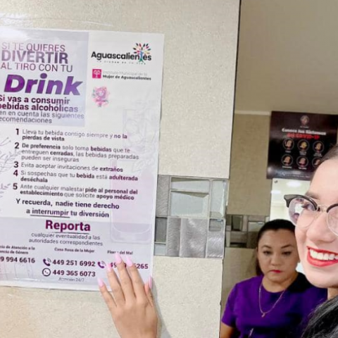 En alerta Ayuntamiento a mujeres para no ser drogadas en antros y bares