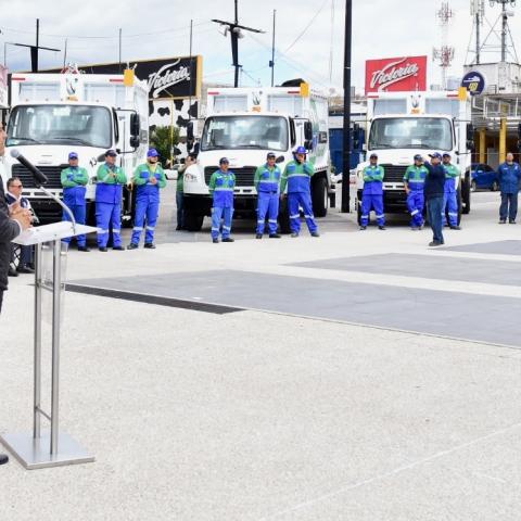 Aumentan capacidad de recolección de basura en el municipio capital