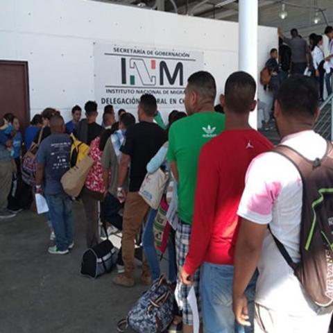 Migrantes en el INM