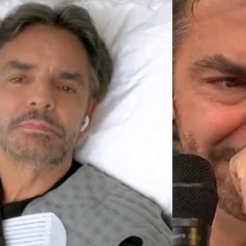 "Lloro todos los días"; Eugenio Derbez habla de su rehabilitación física 