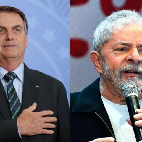 Jair Bolsonaro y Luiz Inácio Lula da Silva