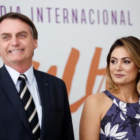 Michelle y Jair Bolsonaro 