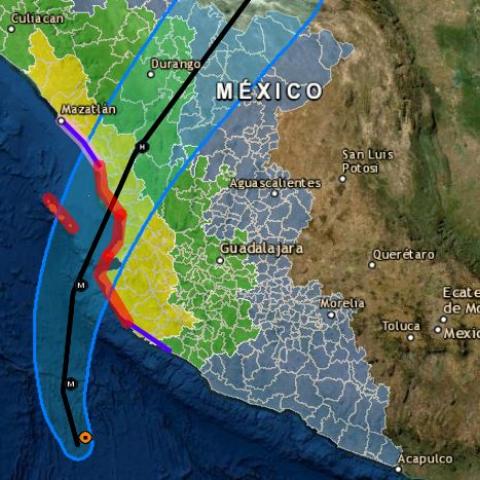 Aguascalientes, en riesgo bajo por el huracán Roslyn