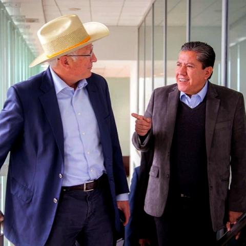 David Monreal y Ken Salazar