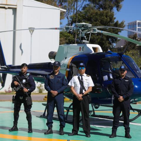 Helicóptero Águila 1 amplía su área de vigilancia hasta "La Chona", Jalisco