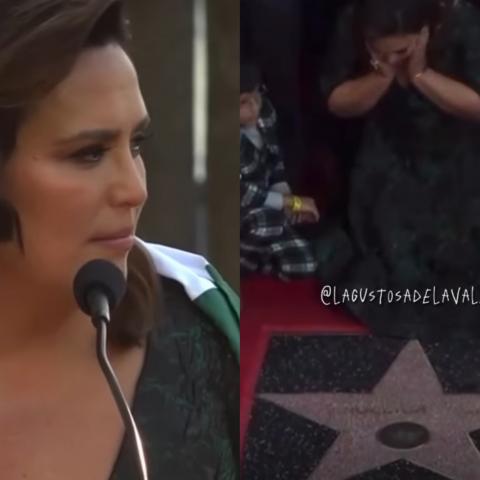 Angélica Vale recibió su estrella en el Paseo de la Fama de Hollywood