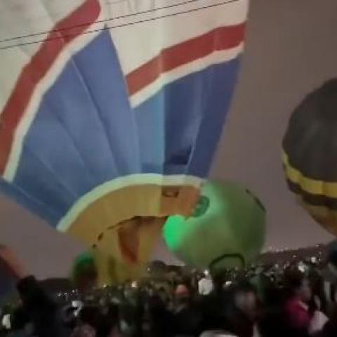 Accidente en Festival del Globo 