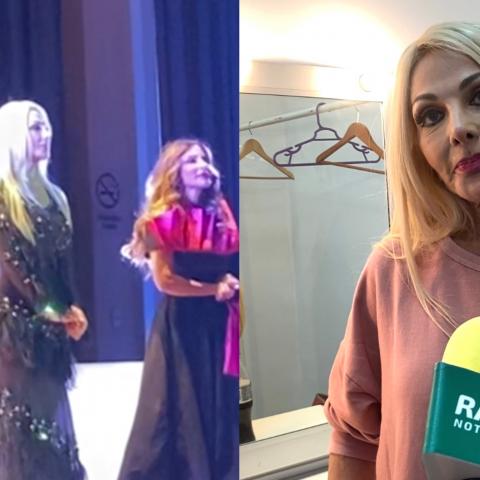 ¡Conmovidas hasta las lágrimas! Anna Ciocchetti y Olivia Collins se enteran en Aguascalientes de la muerte de Héctor Bonilla