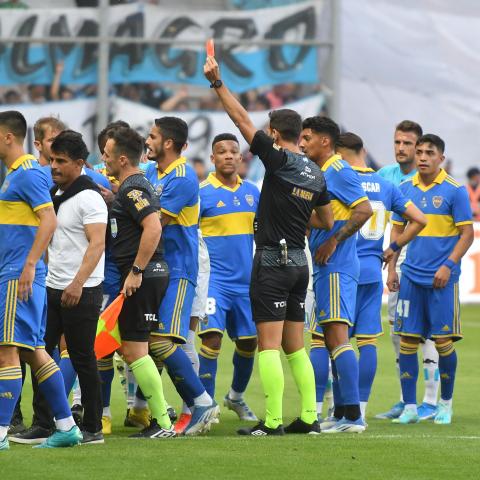 Boca siete expulsados