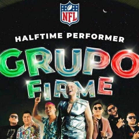 Confirman a Grupo Firme para el medio tiempo de NFL México