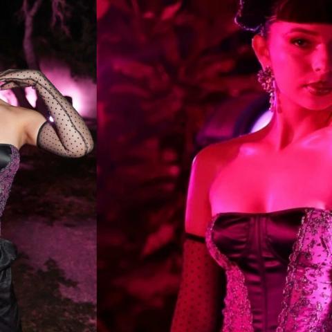 Ángela Aguilar modeló lencería de la marca de Rihanna