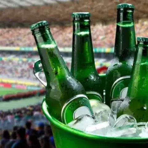 Cerveza en estadios