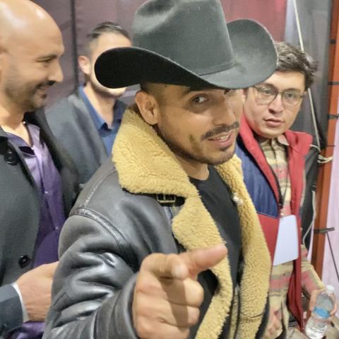 Espinoza Paz en los premios de la radio 2022