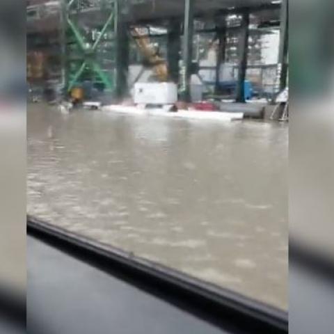 Inundación en Dos Bocas 