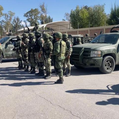 Ejército promete cerrar filas con la SSPE para garantizar defensa de Aguascalientes