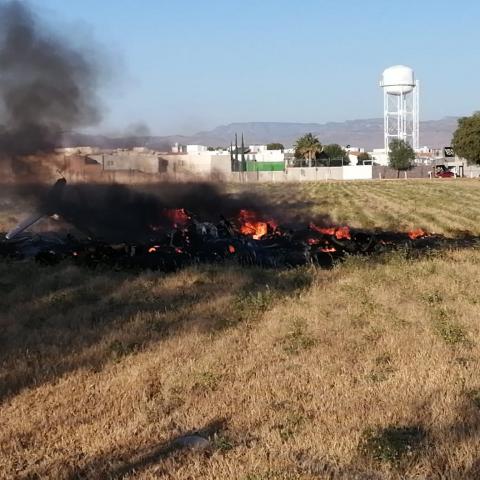 Fallecieron cinco personas por desplome del helicóptero Águila 1, confirma Fiscalía