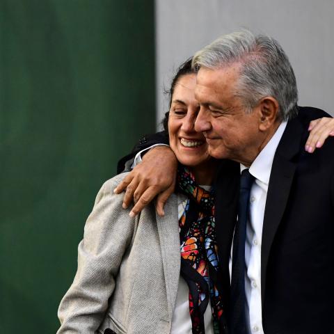 Claudia Sheinbaum, Andrés Manuel López Obrador