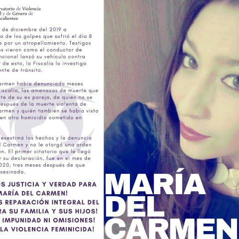 A tres años de la muerte de María del Carmen, autoridades insisten en que se trató de un accidente de tránsito