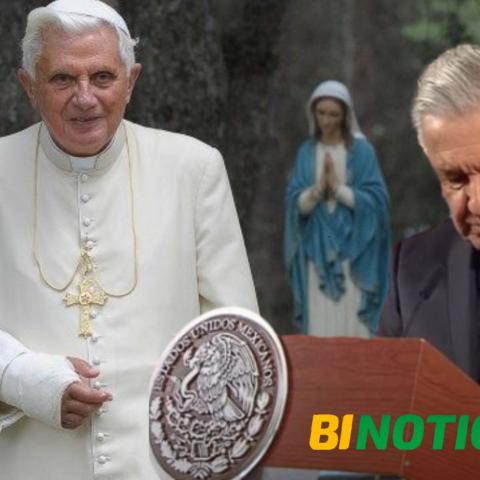 AMLO lamenta la muerte de Benedicto XVI, "destacada teólogo"