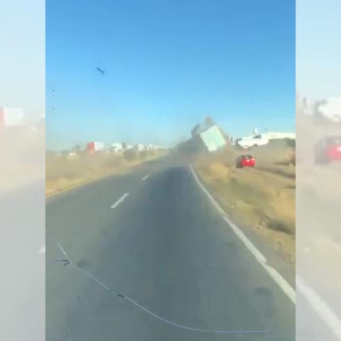 Accidente de tráiler 