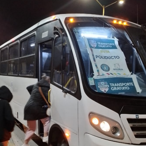 Policía Estatal también dará servicio de transporte a ciudadanos este día último 