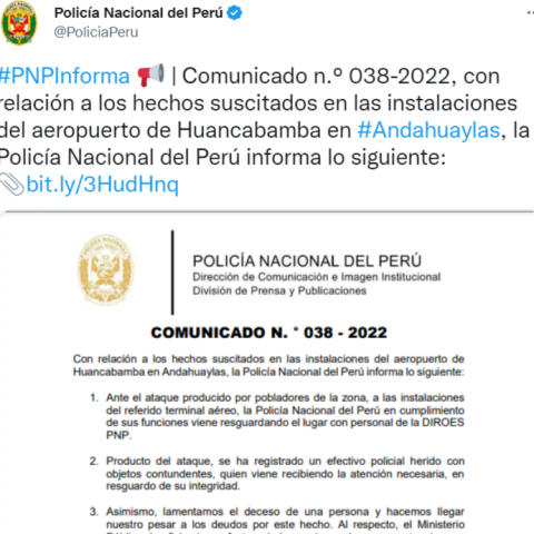 @PoliciaPeru