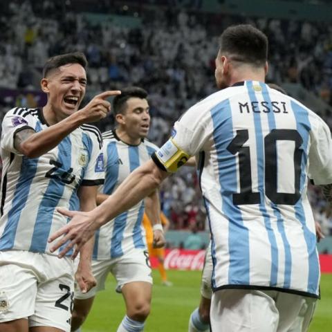 sequía goleadora de Argentina