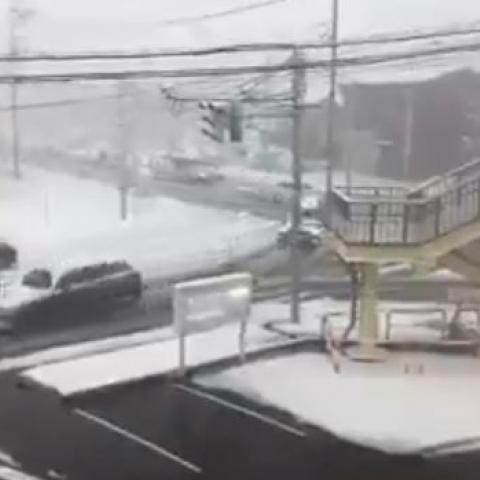 Nevadas en Japón 