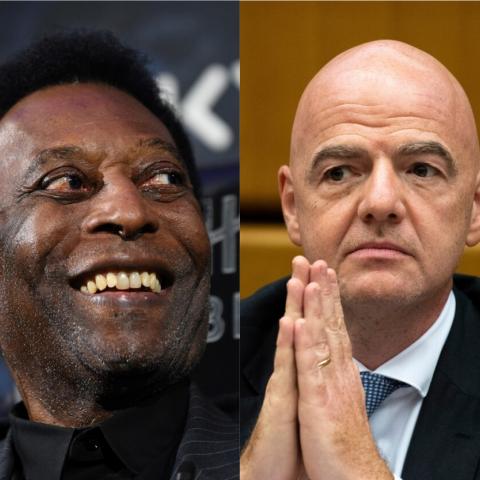 Infantino habla de Pelé