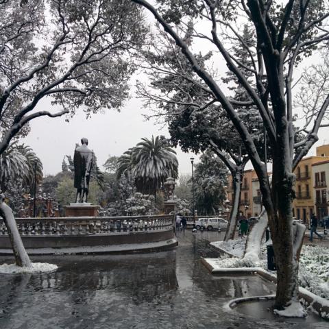 Pronostican nevadas en Zacatecas